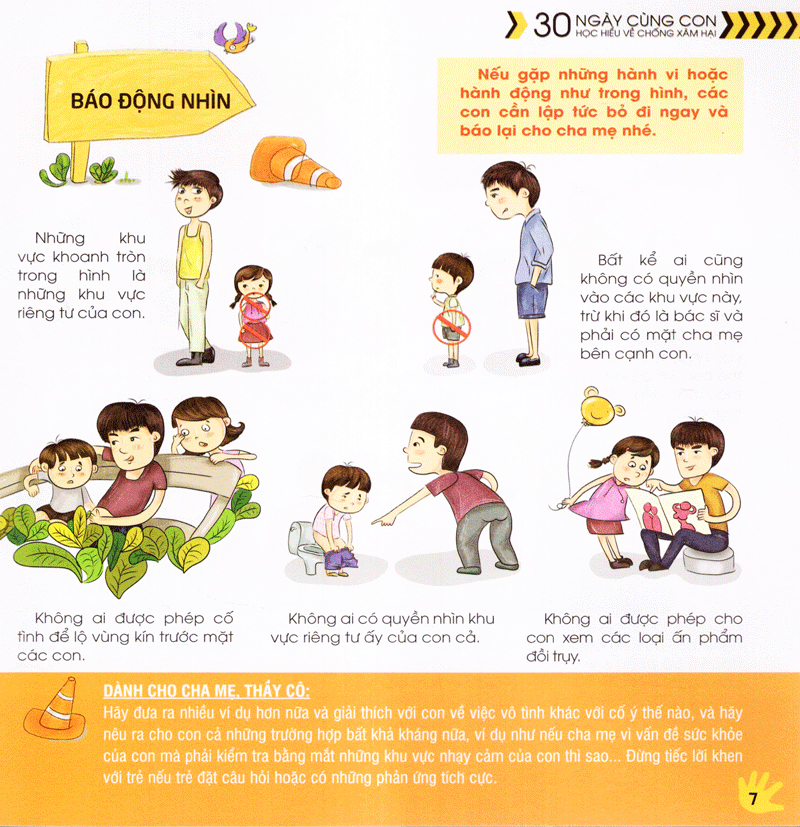30 ngày cùng con học hiểu về chống xâm hại