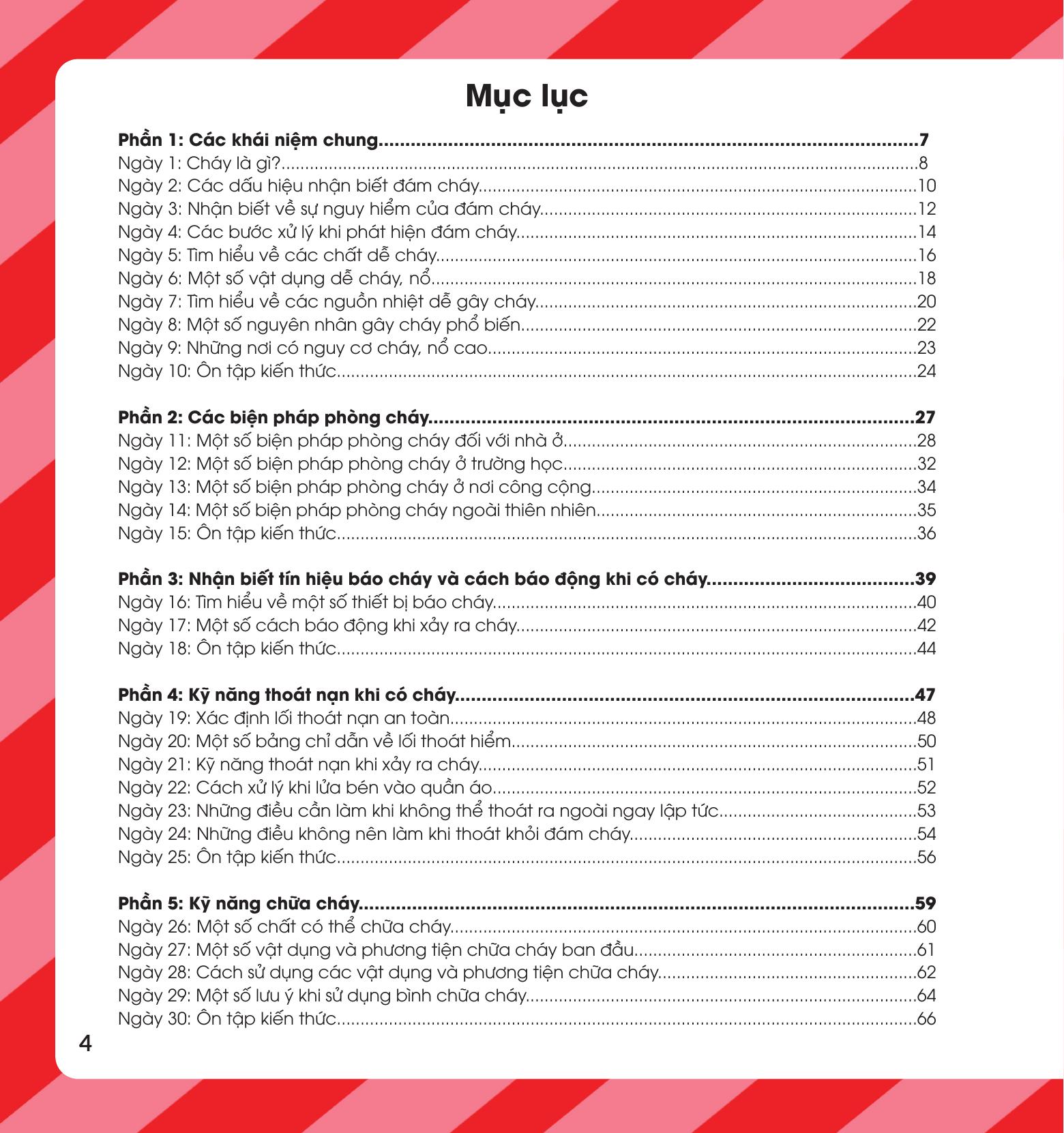 30 ngày cùng em học hiểu về - phòng cháy, chữa cháy