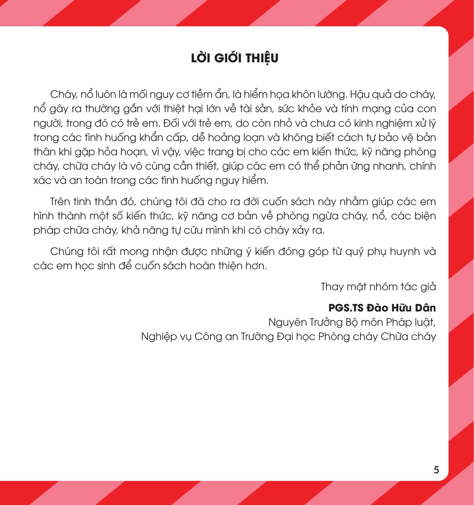 30 ngày cùng em học hiểu về - phòng cháy, chữa cháy