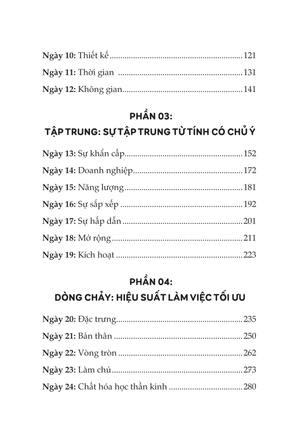 30 ngày tập trung siêu phàm để đạt hiệu suất tối ưu