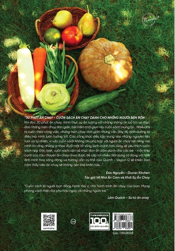 30 phút ăn chay: cẩm nang dinh dưỡng thuần thực vật