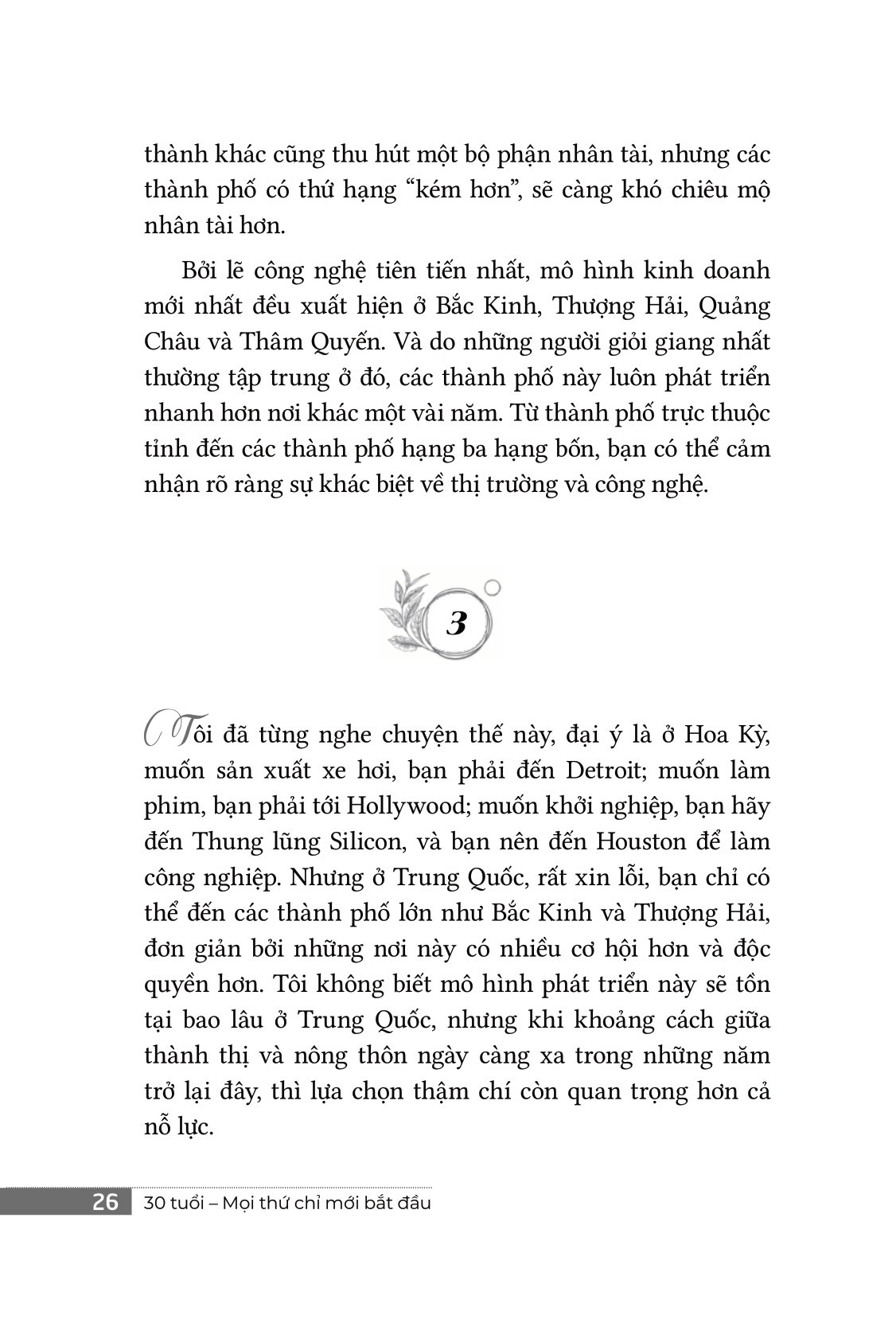 30 tuổi - mọi thứ chỉ mới bắt đầu