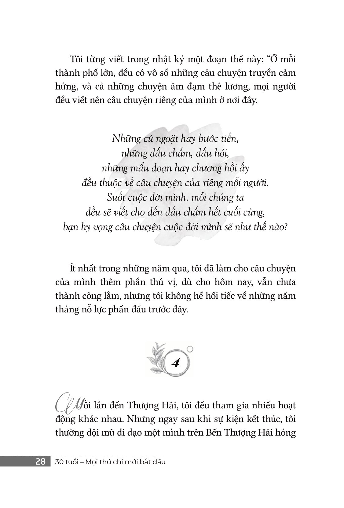 30 tuổi - mọi thứ chỉ mới bắt đầu