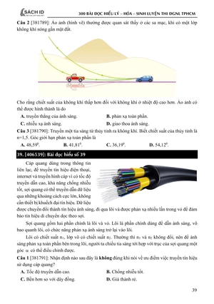 300 bài đọc hiểu lý hoá sinh luyện thi đgnl tp.hcm