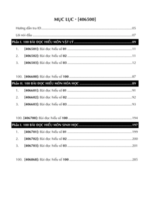 300 bài đọc hiểu lý hoá sinh luyện thi đgnl tp.hcm