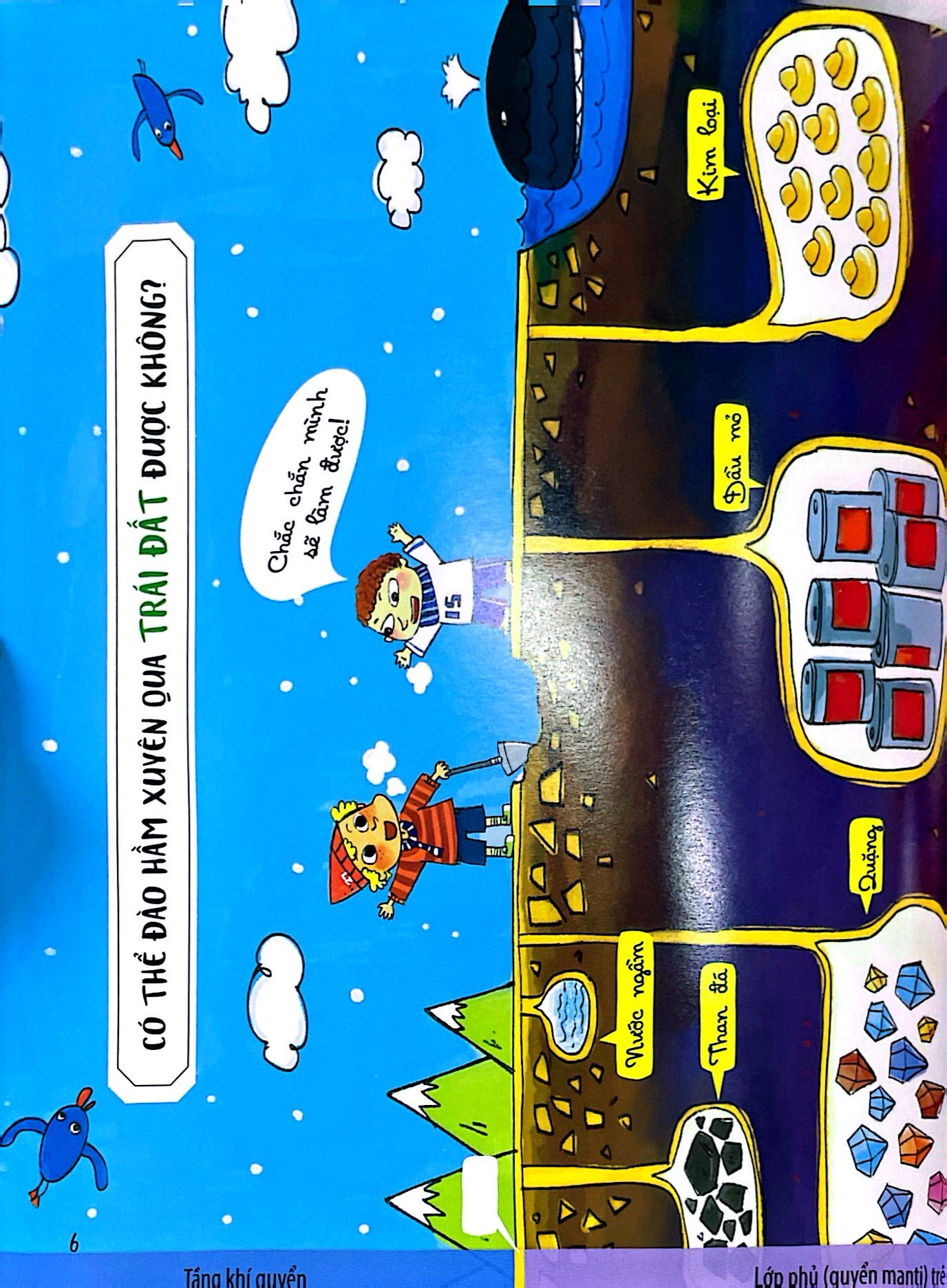 300 câu hỏi khoa học vui - thiên nhiên: đào đường hầm xuyên qua trái đất