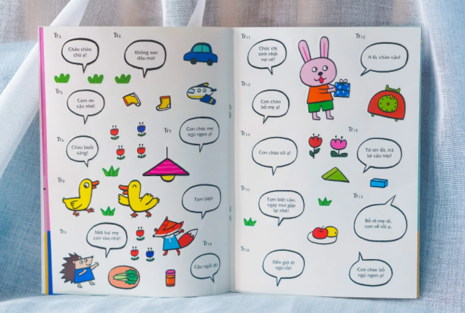 300 miếng bóc dán thông minh - rèn luyện ngôn ngữ