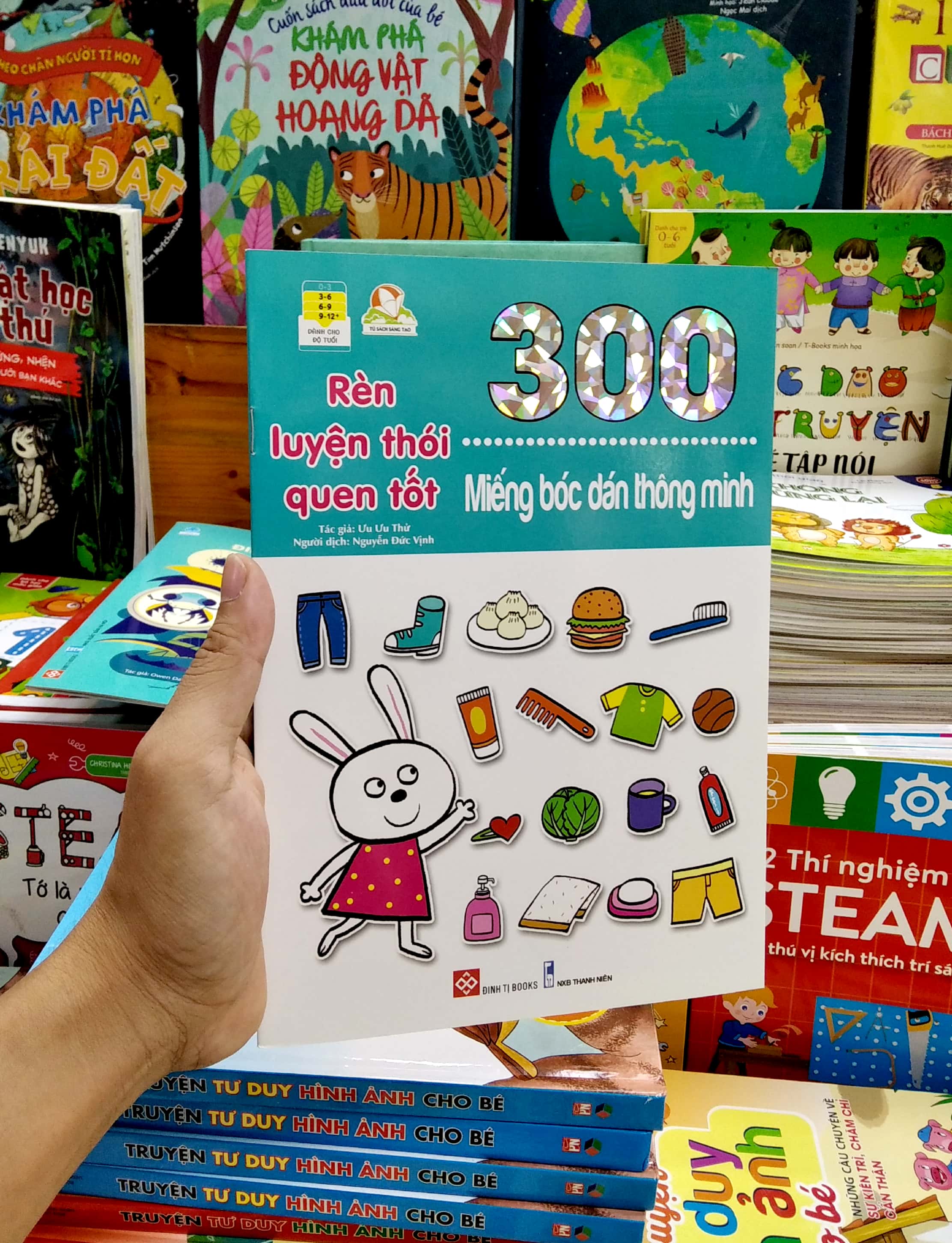 300 miếng bóc dán thông minh - rèn luyện thói quen tốt