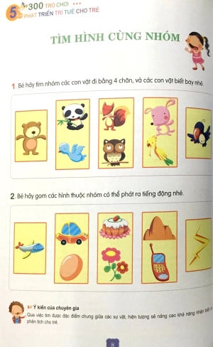300 trò chơi phát triển trí tuệ cho trẻ 5 tuổi (tái bản 2018)