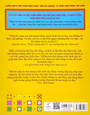300 trò chơi tư duy của sinh viên trường đại học harvard (tái bản 2022)