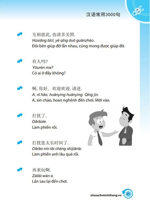 3000 câu đàm thoại trung - việt thông dụng (tái bản 2024)