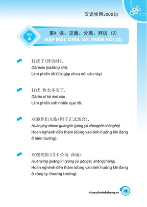 3000 câu đàm thoại trung - việt thông dụng (tái bản 2024)