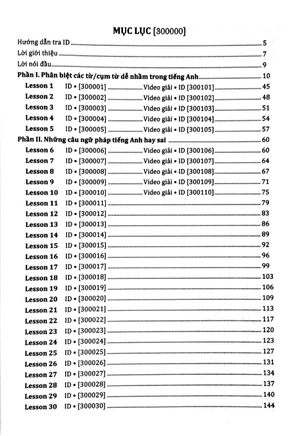 3000 câu ngữ pháp và từ vựng hay sai (tái bản 2024)