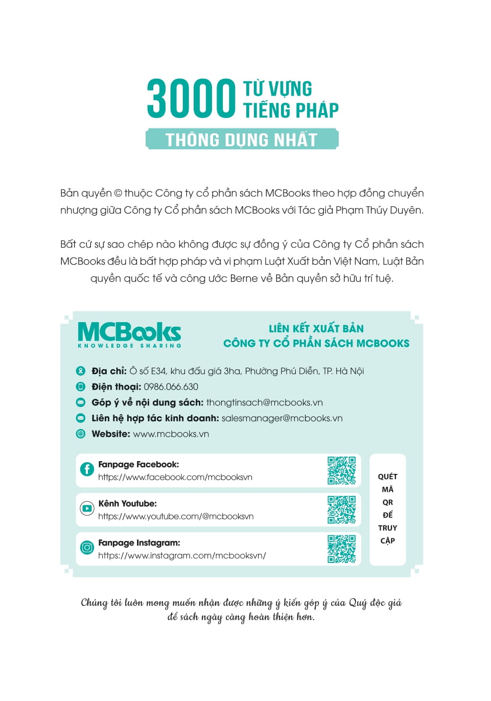 3000 Từ Vựng Tiếng Pháp Thông Dụng Nhất