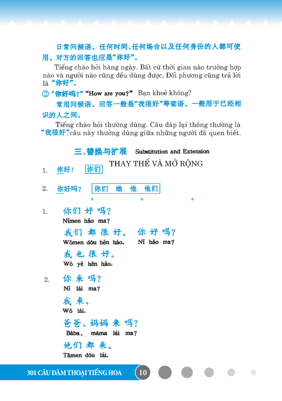 301 câu đàm thoại tiếng hoa (tái bản)