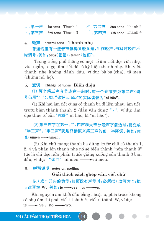 301 câu đàm thoại tiếng hoa (tái bản)