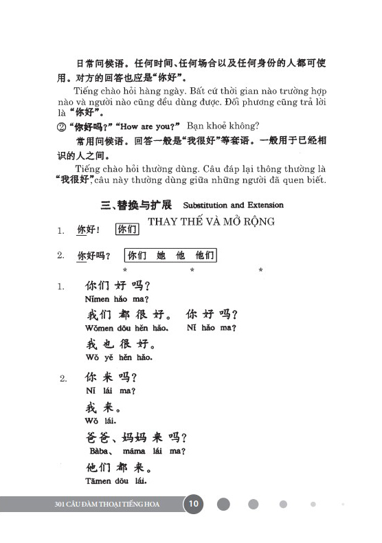 301 câu đàm thoại tiếng hoa (tái bản 2023)