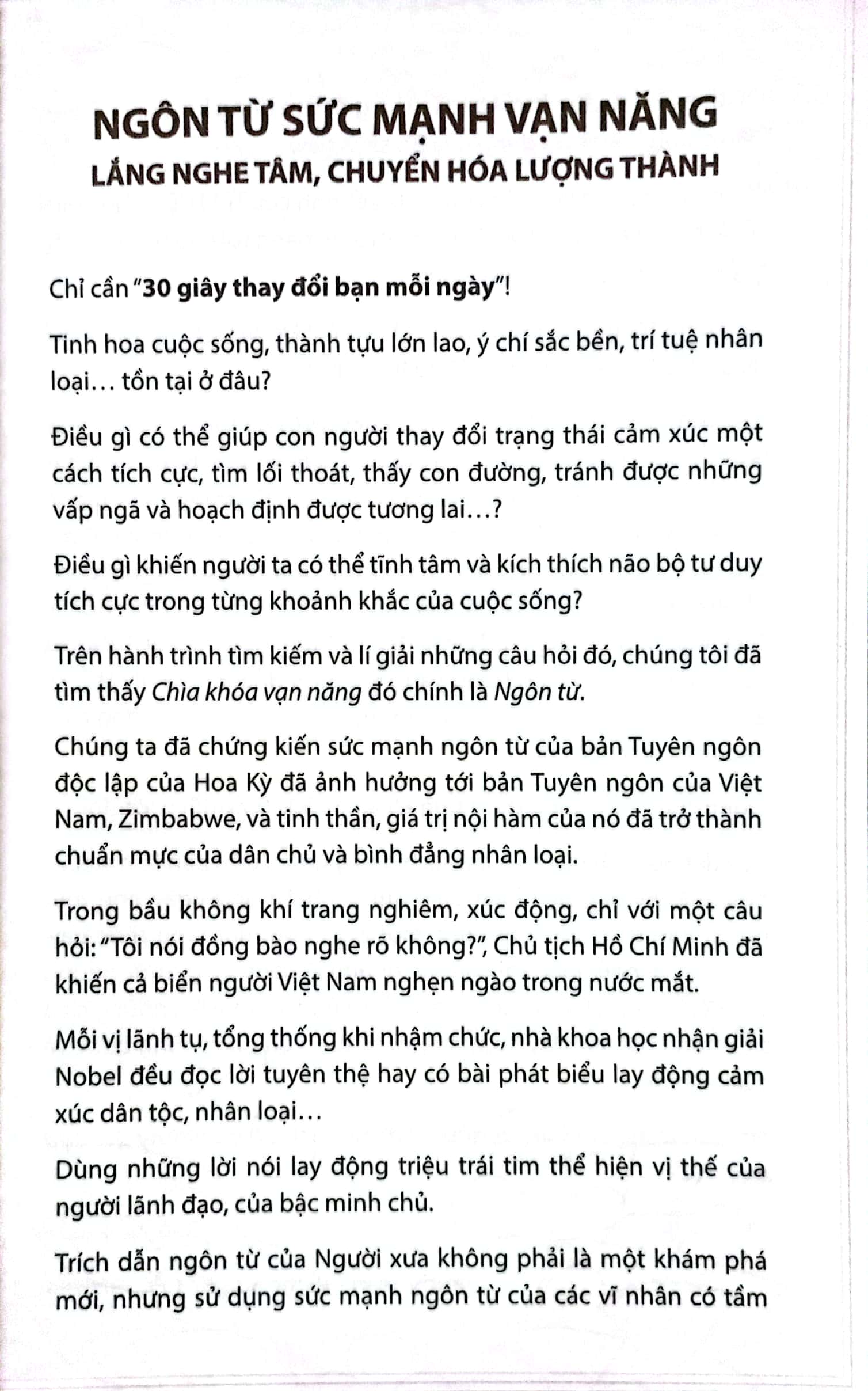 30s napoleon thay đổi bạn mỗi ngày