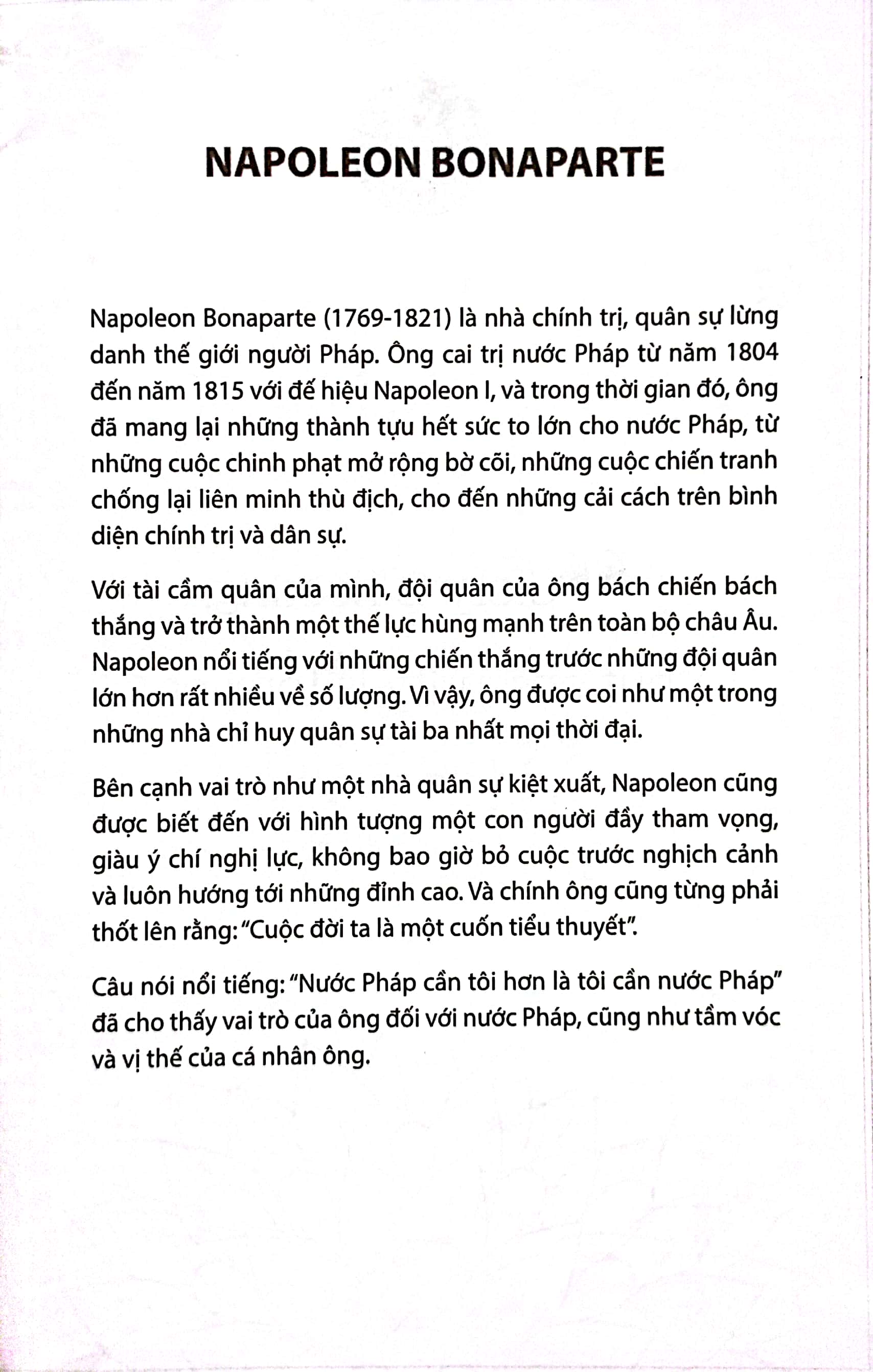 30s napoleon thay đổi bạn mỗi ngày