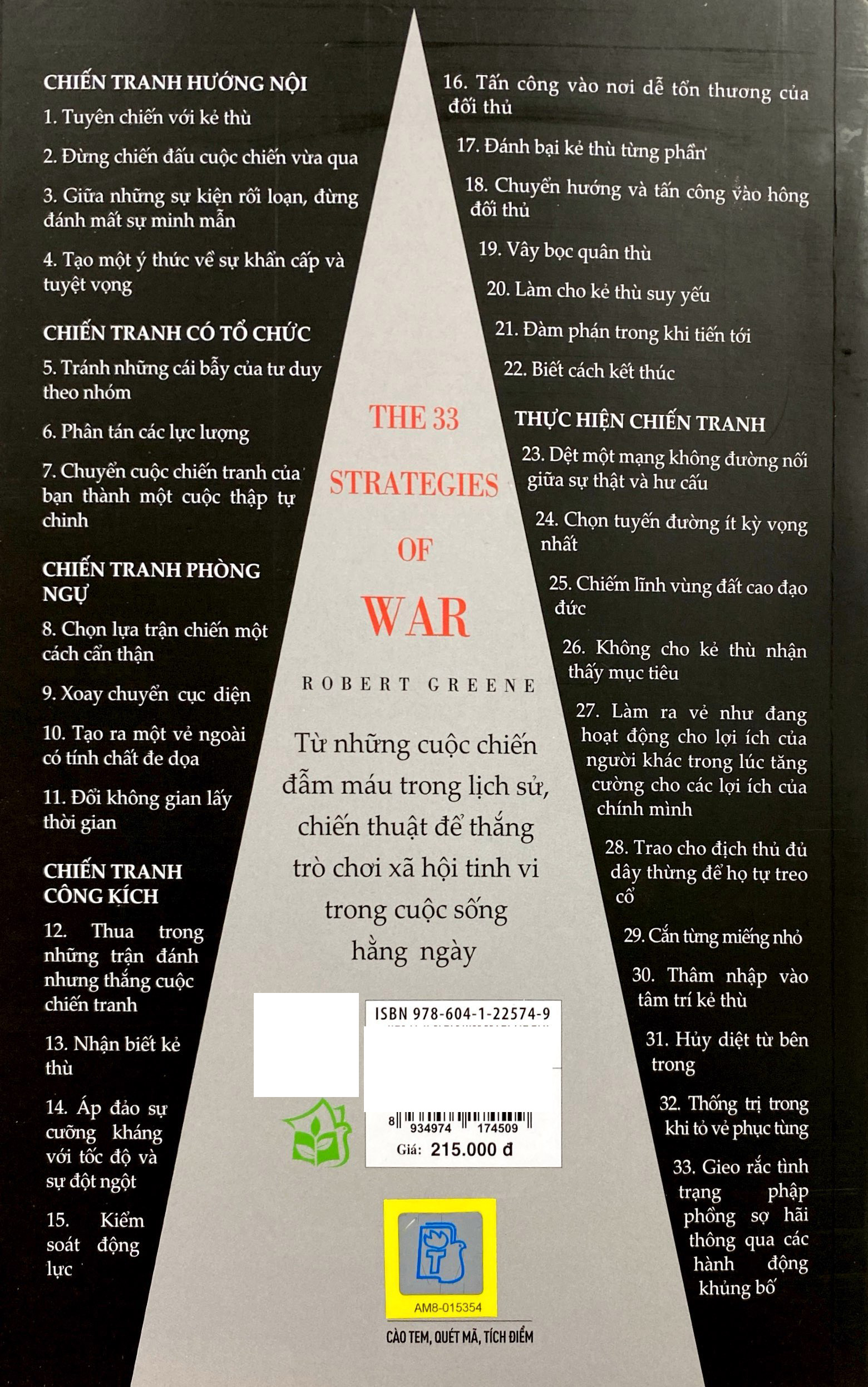 33 chiến lược của chiến tranh (tái bản 2021)