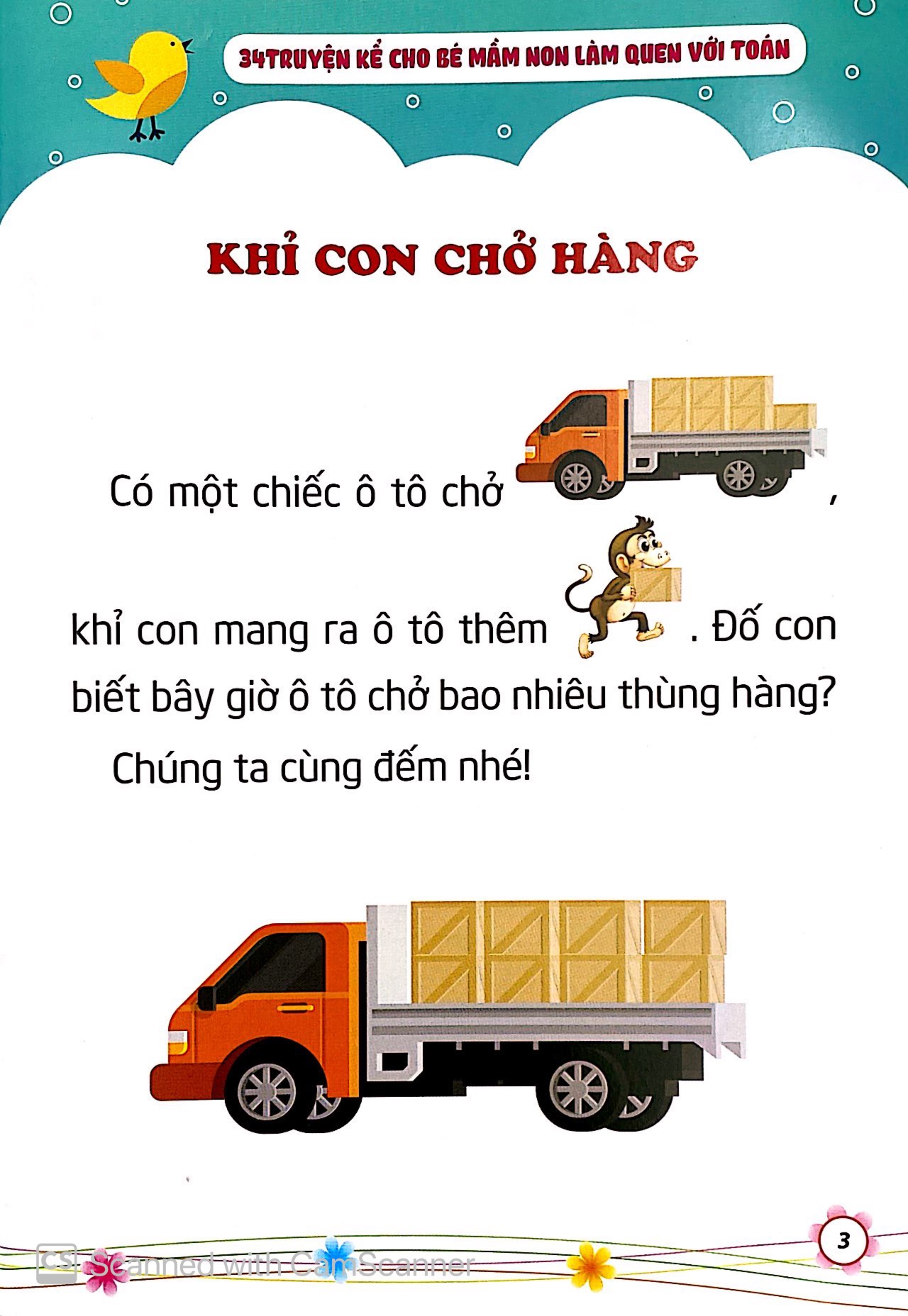 34 truyện kể cho bé mầm non làm quen với toán