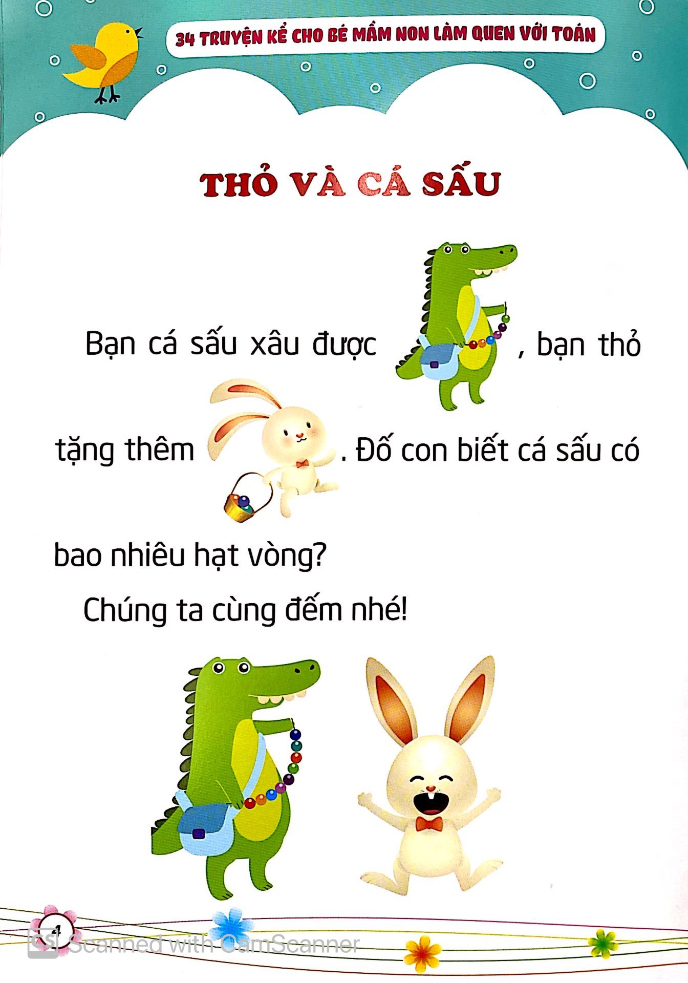 34 truyện kể cho bé mầm non làm quen với toán