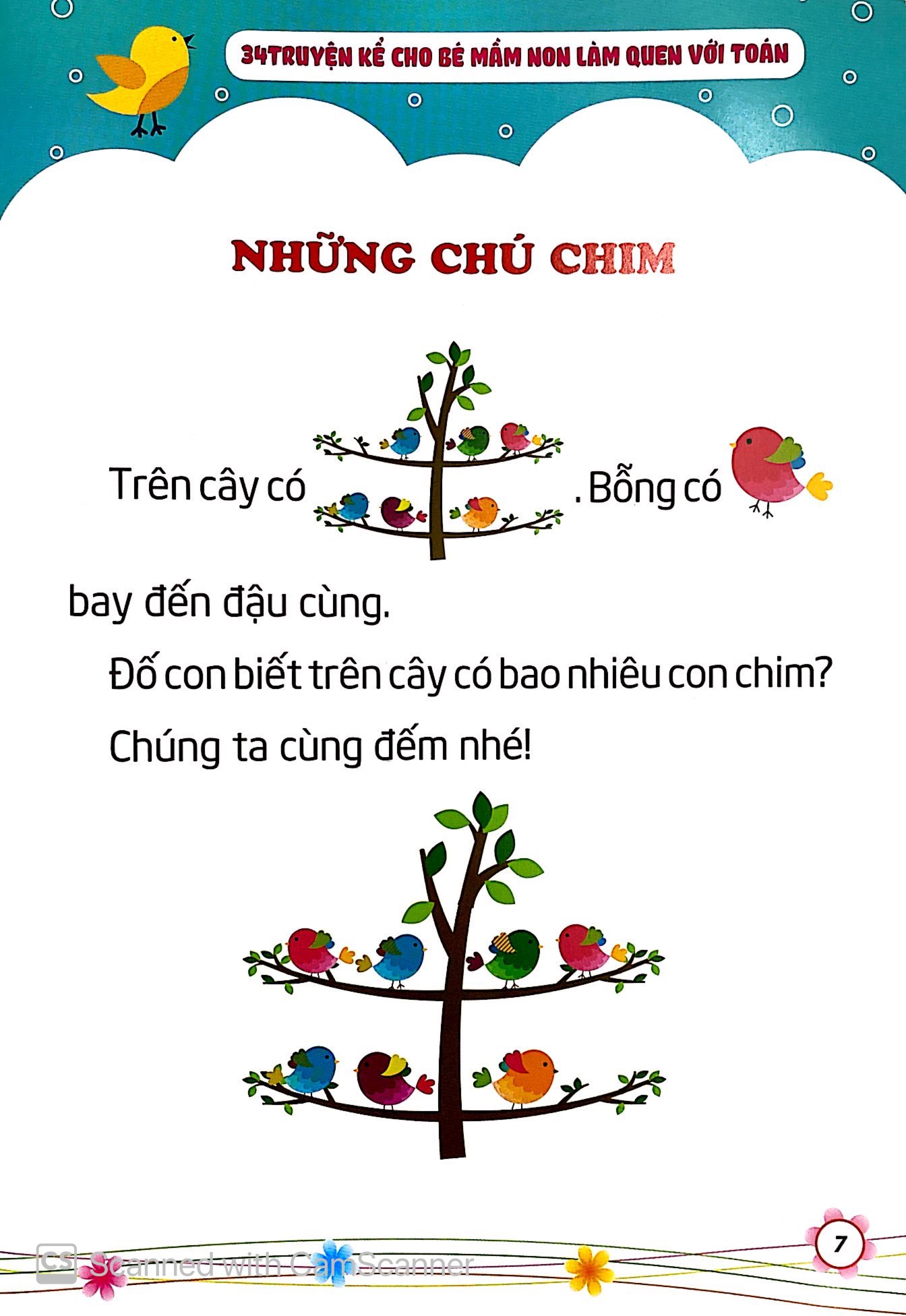 34 truyện kể cho bé mầm non làm quen với toán