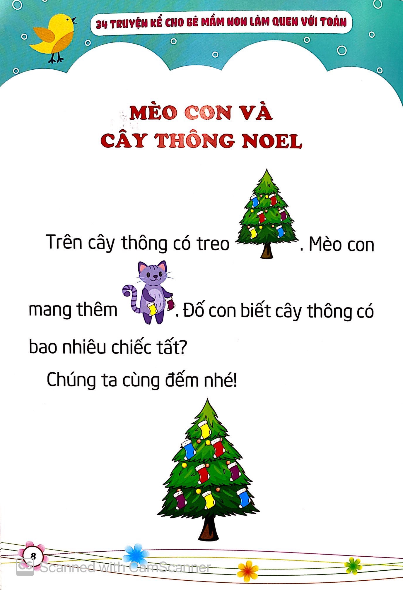 34 truyện kể cho bé mầm non làm quen với toán