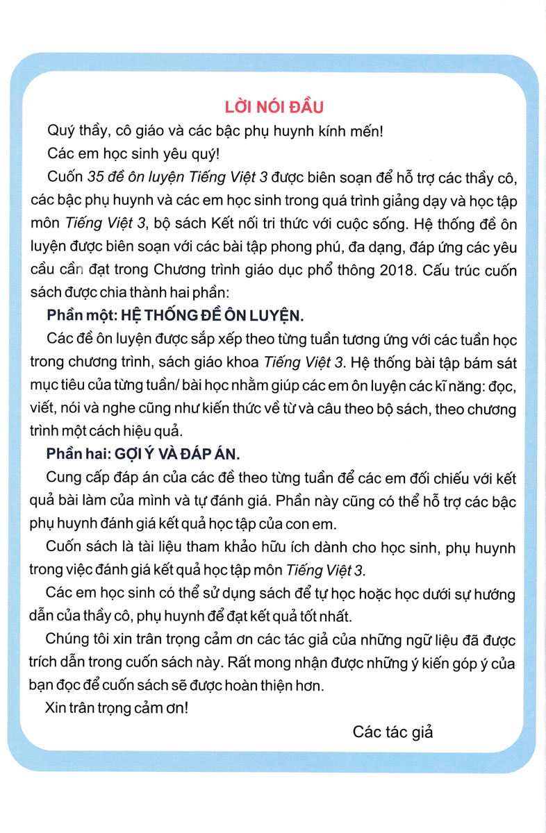 35 đề ôn luyện tiếng việt 3