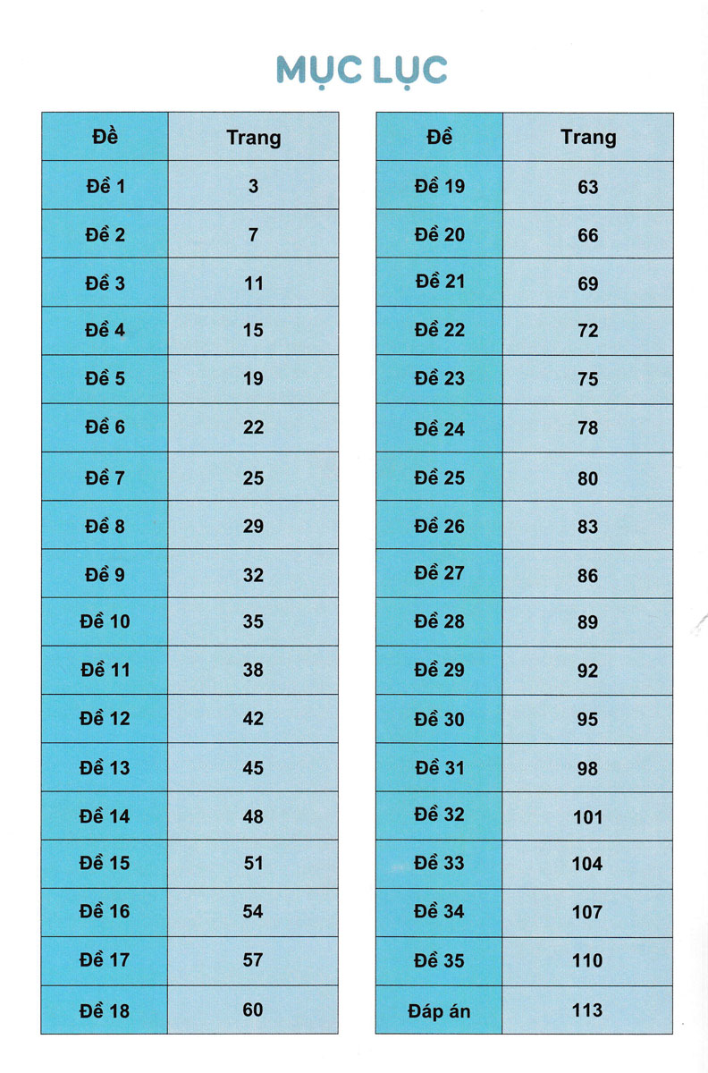 35 đề ôn luyện tiếng việt 3