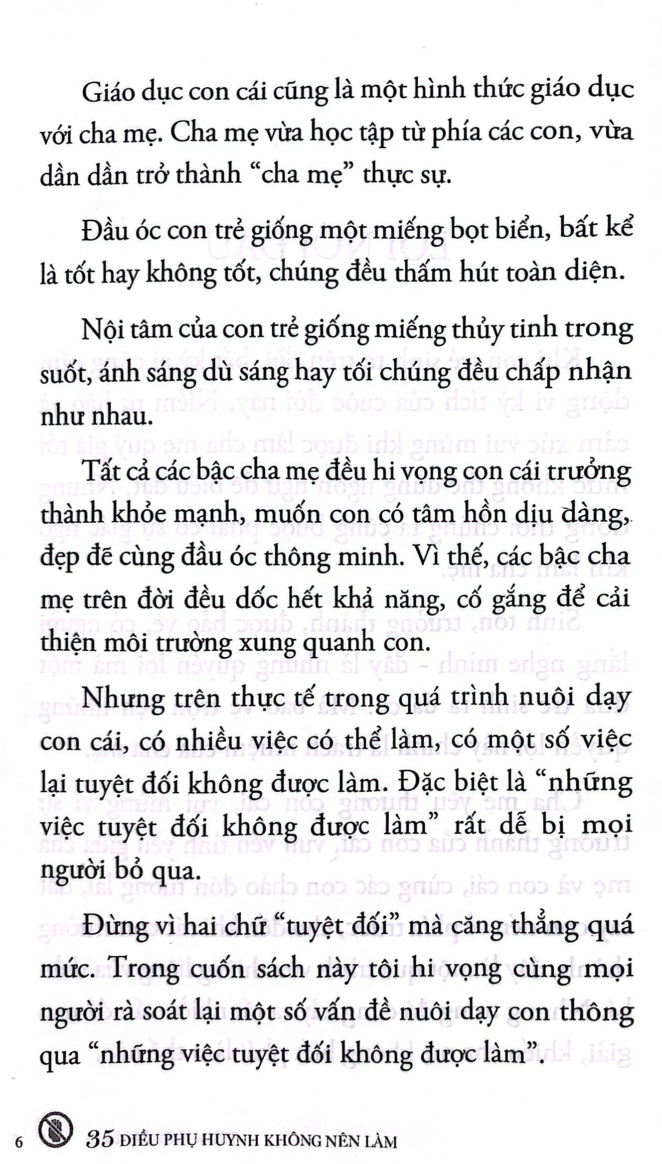 35 điều phụ huynh không nên làm
