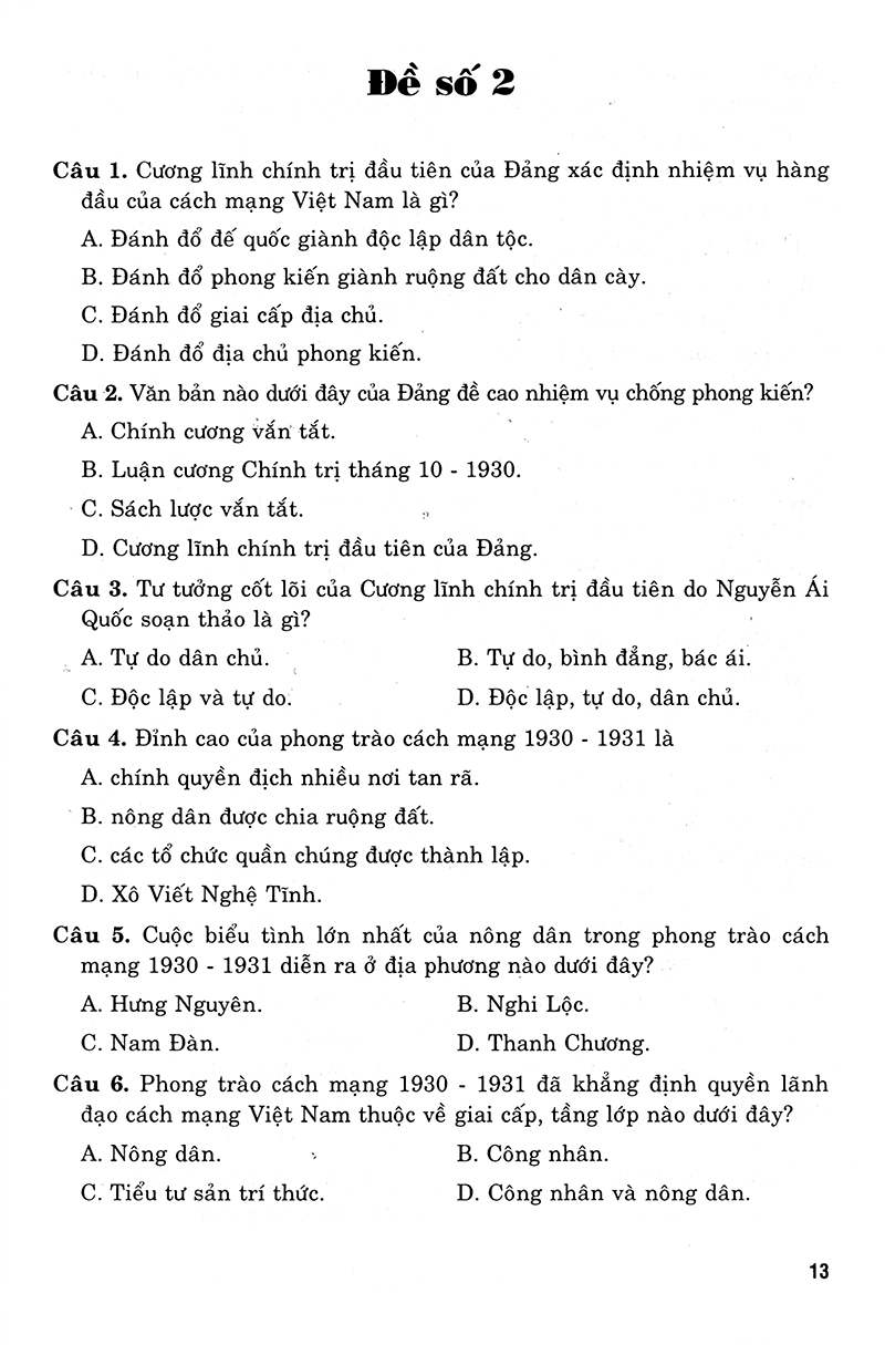 36 bộ đề trắc nghiệm ôn luyện thi trung học phổ thông quốc gia 2019 - khoa học xã hội