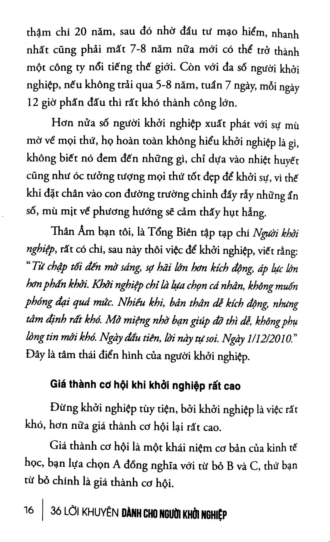 36 Lời Khuyên Dành Cho Người Khởi Nghiệp (Tái Bản 2017)