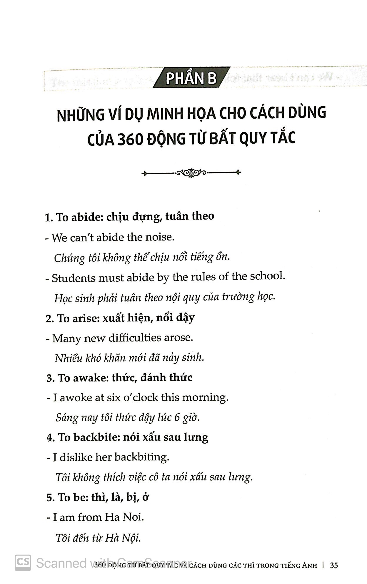 360 động từ bất quy tắc & cách dùng các thì trong tiếng anh (tái bản 2019)