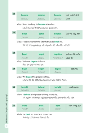 360 động từ bất quy tắc và 12 thì cơ bản trong tiếng anh (tái bản)