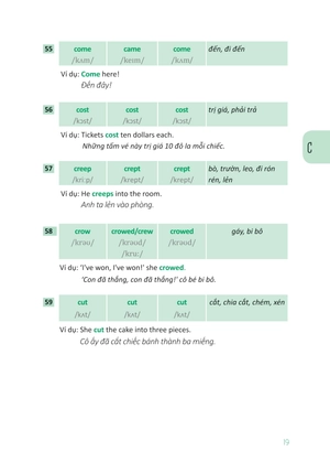 360 động từ bất quy tắc và 12 thì cơ bản trong tiếng anh (tái bản)