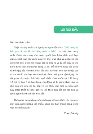 360 động từ bất quy tắc và 12 thì cơ bản trong tiếng anh (tái bản)