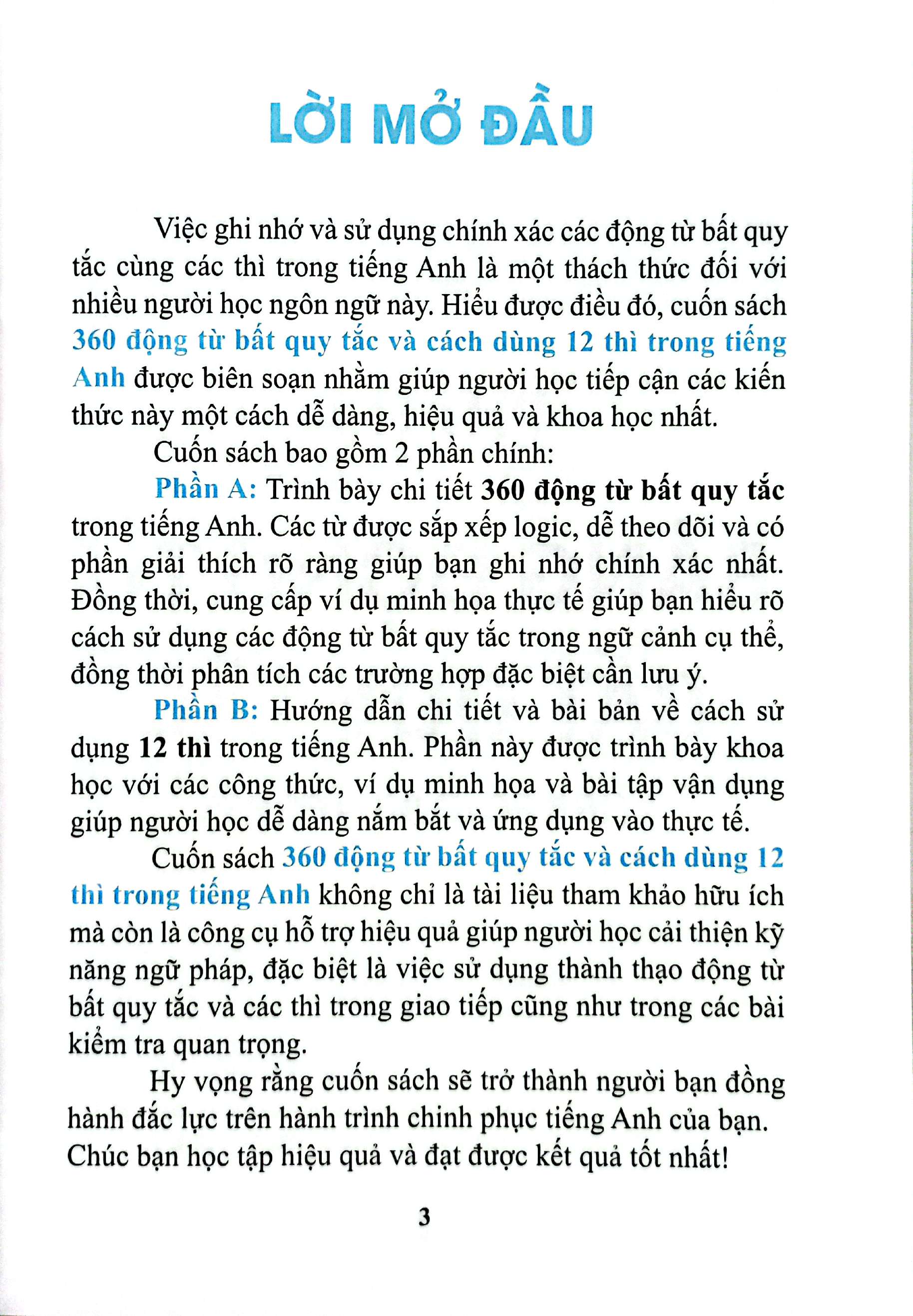 360 Dong Tu Bat Quy Tac Va Cach Dung 12 Thi Co Ban Trong Tieng Anh