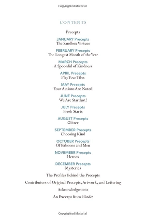 365 days of wonder: mr. browne's precepts