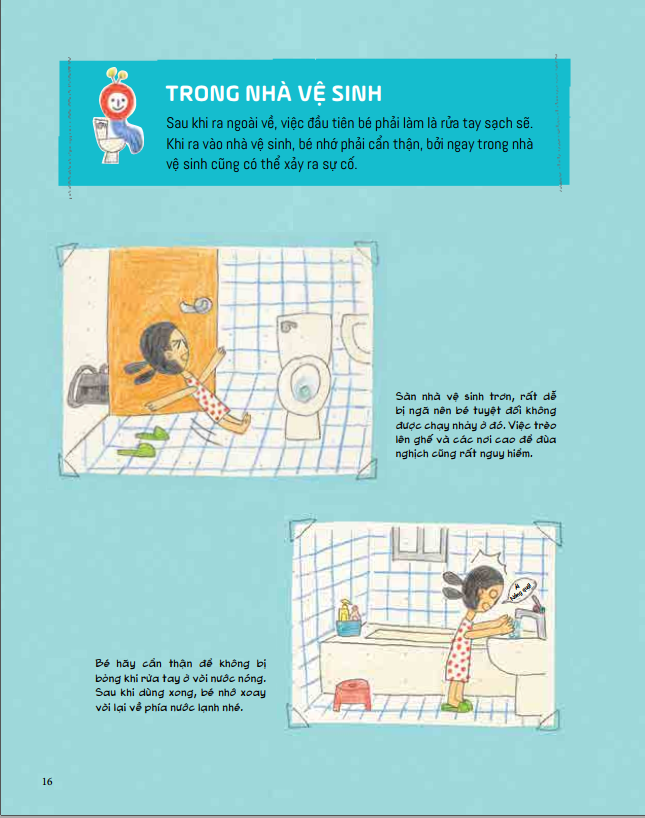 365 ngày an toàn cho bé - hứa với mẹ, bé hãy an toàn khi ở nhà