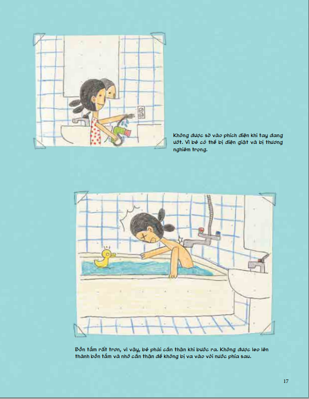 365 ngày an toàn cho bé - hứa với mẹ, bé hãy an toàn khi ở nhà