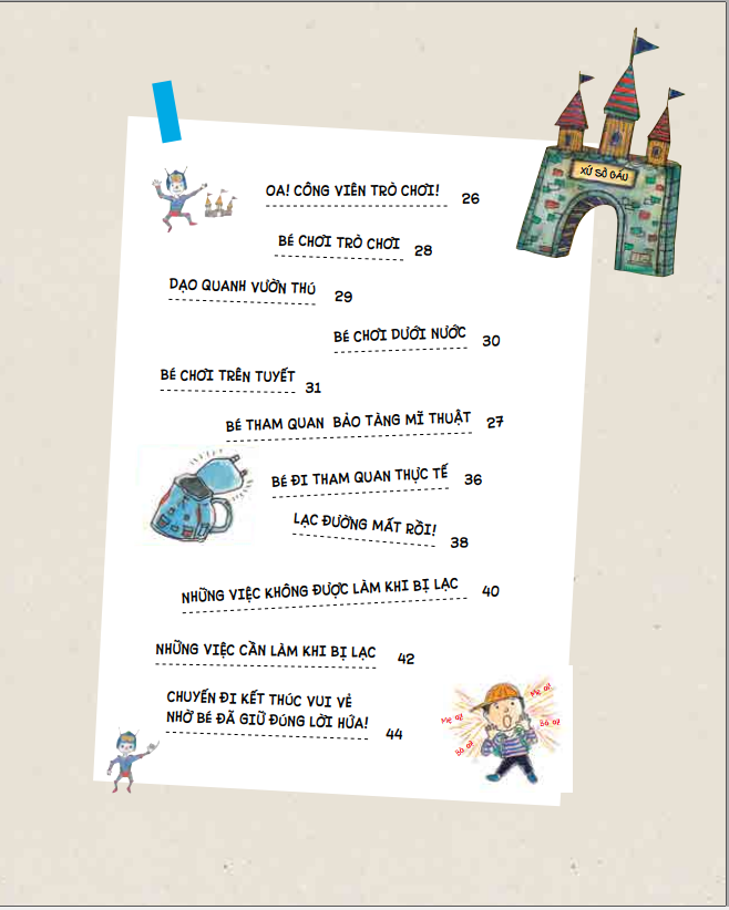 365 ngày an toàn cho bé - hứa với mẹ, bé hãy an toàn khi ra ngoài