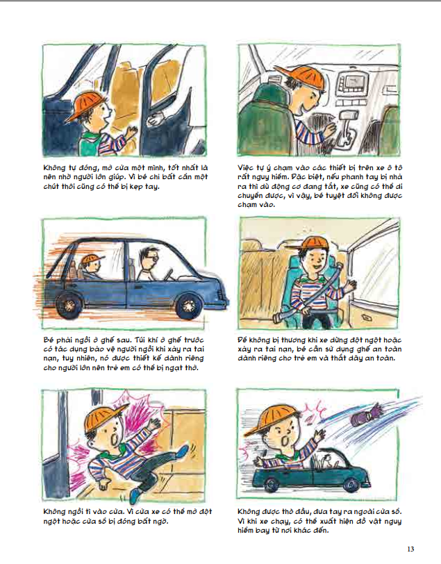 365 ngày an toàn cho bé - hứa với mẹ, bé hãy an toàn khi ra ngoài