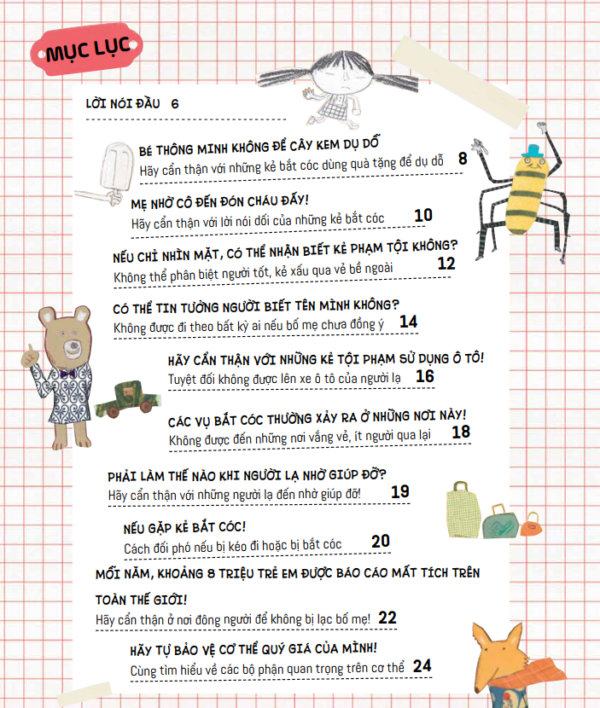 365 ngày an toàn cho bé - hứa với mẹ, bé luôn giữ gìn cơ thể quý giá