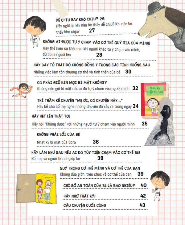 365 ngày an toàn cho bé - hứa với mẹ, bé luôn giữ gìn cơ thể quý giá