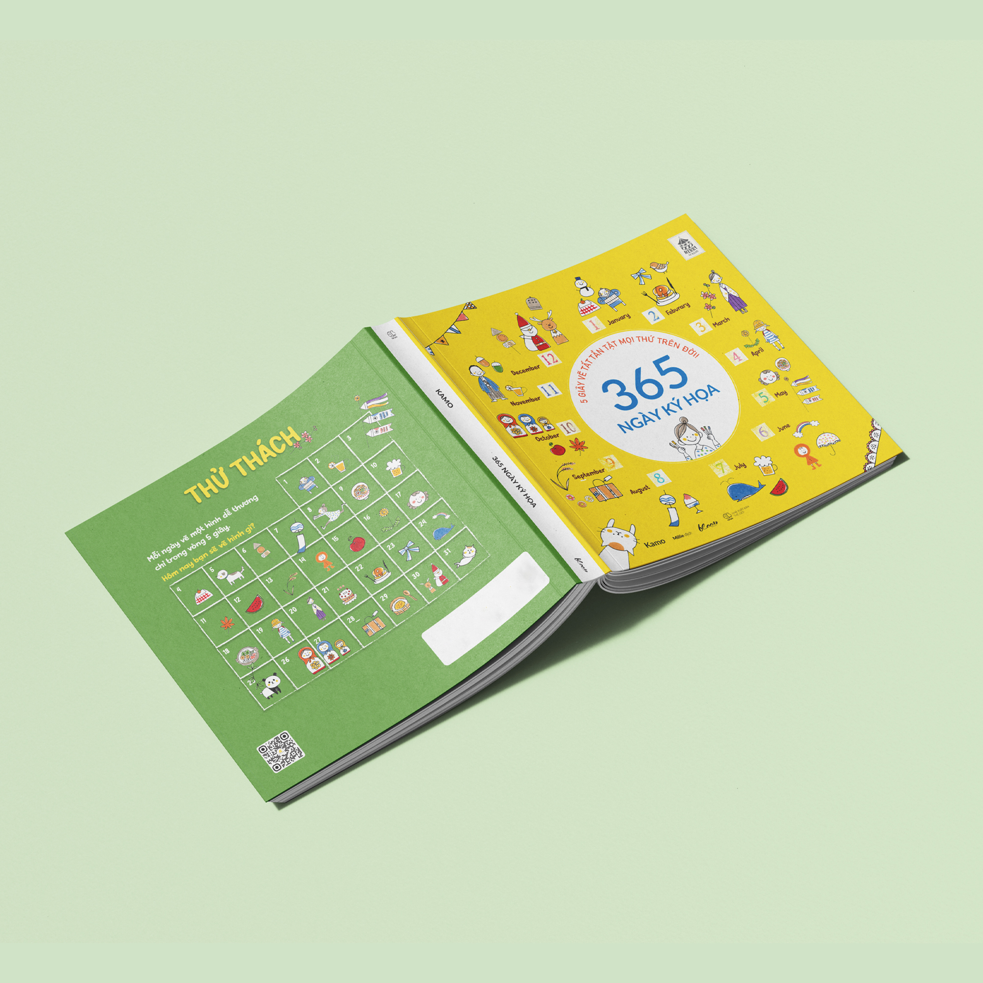 365 ngày ký họa - 5 giây vẽ tất tần tật mọi thứ trên đời