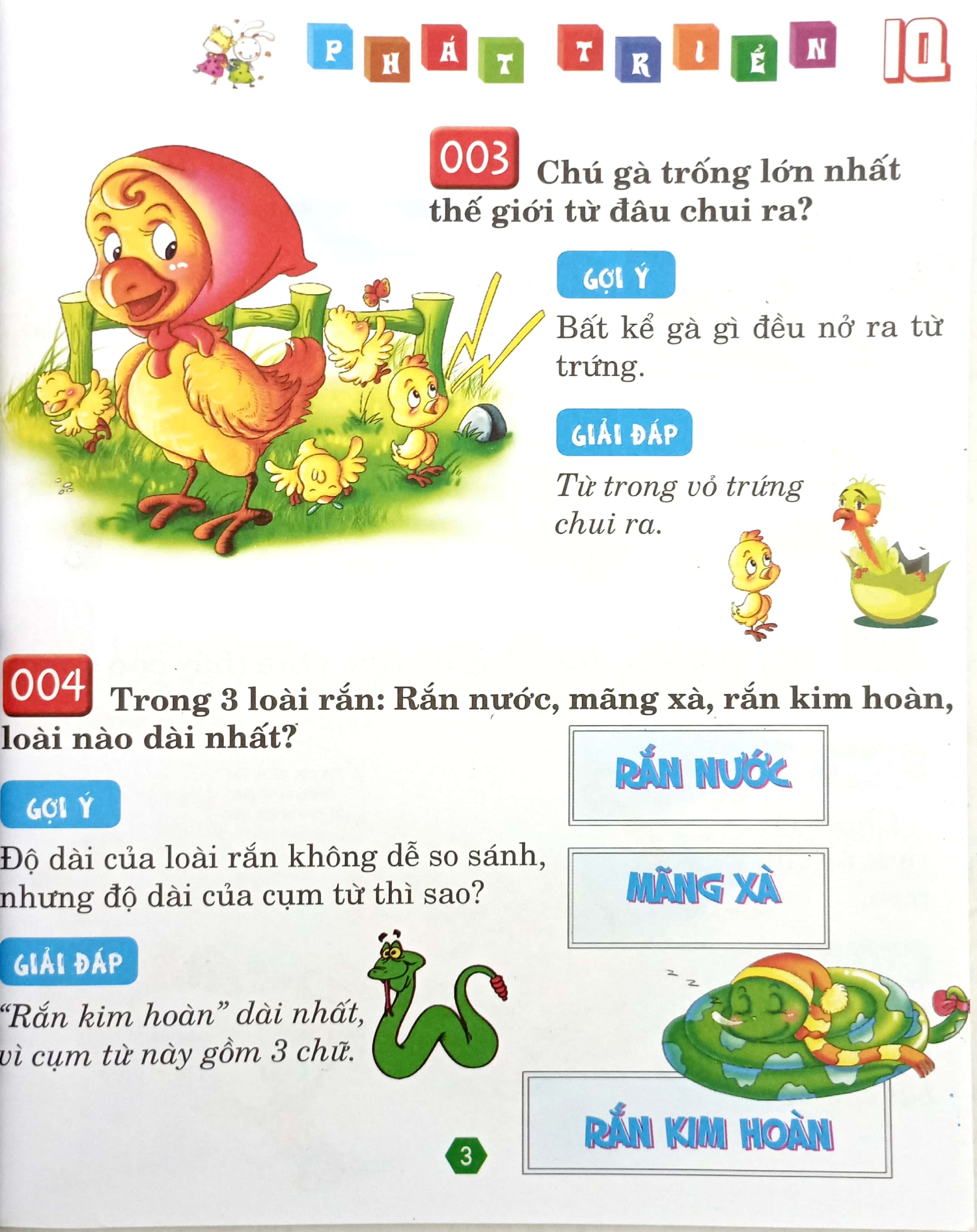 365 ngày phát triển iq - câu hỏi trí tuệ