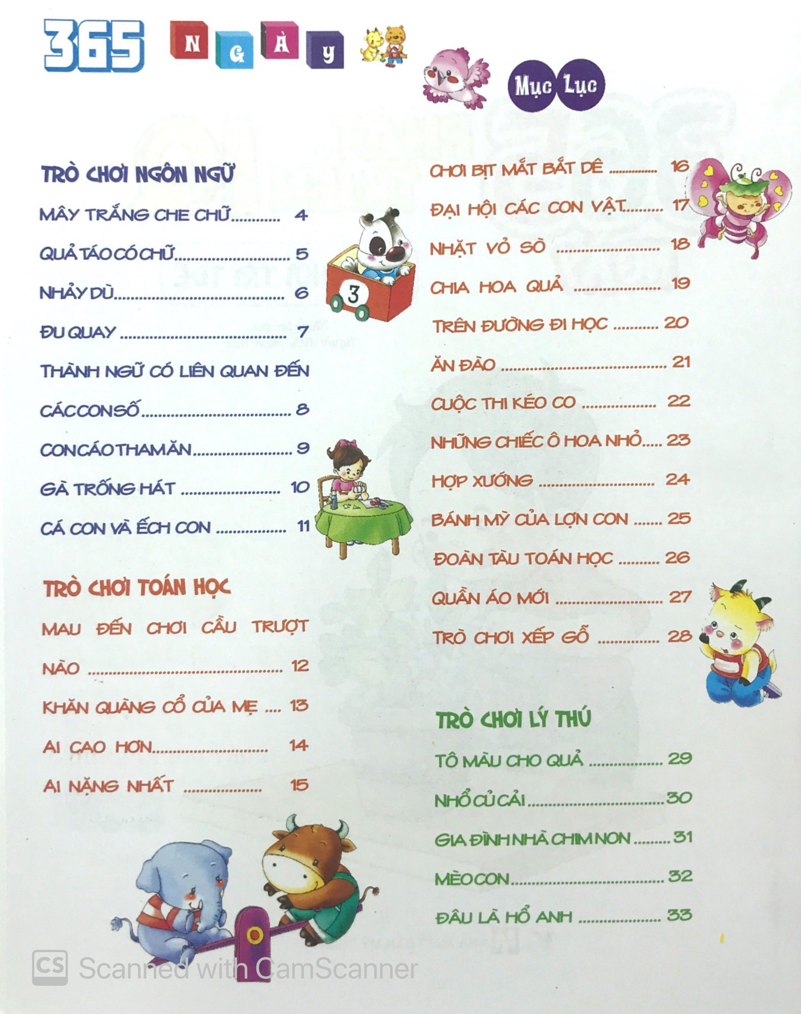 365 ngày phát triển iq - trò chơi trí tuệ