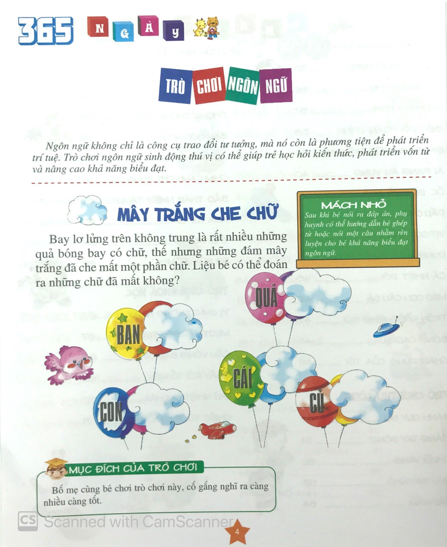 365 ngày phát triển iq - trò chơi trí tuệ