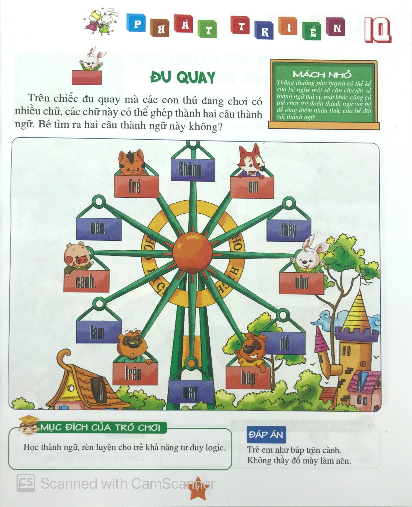 365 ngày phát triển iq - trò chơi trí tuệ